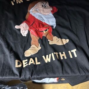 Grumpy deal with it shirt size xl
